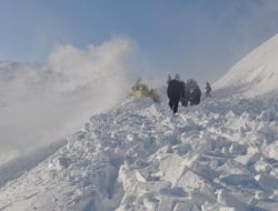 Muş'ta Özel İdare Ekibinin Üzerine Çığ Düştü