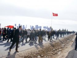 Öncüpınar Sınır Kapısı'nda Eylem