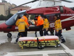 İzmir'deki Ambulans Helikopterin Üçüncü Yılı Kutlandı