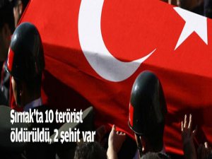 Şırnak'ta çatışma: 2 şehit, 3 yaralı