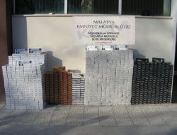Malatya'da 11 Bin 184 Paket Kaçak Sigara