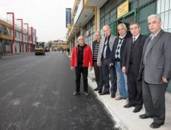 Atikop Toptancılar Sitesinin Yolları Asfaltlanıyor