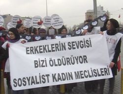 Sosyalist Kadınlardan Sevgililer Günü Protestosu