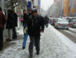 Kırıkkale’ye Kar Yeniden Merhaba Dedi