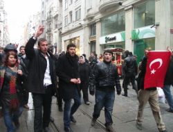 Taksim’de 'Şehit' Protestosu