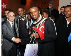 Diyanet'in Getirdiği Somalili 50 Öğrenci, Omü Öğrencisi Oldu