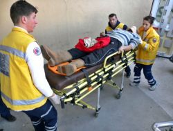 Temizliği Yapılan Otomobili Teslim Etmeye Giderken Kaza Yaptı