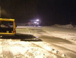 Bolu Dağı'nda Kar Yağışı Etkili