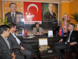 Sp'den Ak Parti'li Mekteplioğlu'na Ziyaret