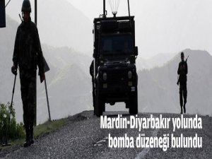 Mardin-Diyarbakır yolunda bomba