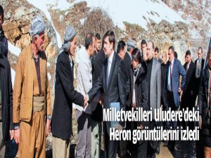 HERON görüntülerini izlediler!!