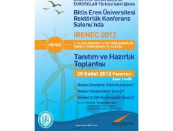 'Yüzde Yüz Yenilenebilir Enerji Konferansı' Bitlis'te Yapılacak