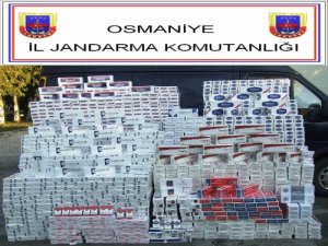 Osmaniye'de kaçak sigara operasyonu