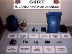 Siirt’te 100 Kilo Patlayıcı Ele Geçirildi