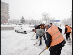 Kayseri'de Kar Seferberliği