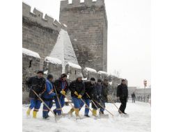 Kayseri’de Kar Yağışı Hayatı Olumsuz Etkiledi