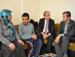 Ziyaret Ettiği Ailelere Selamını Götürdüler