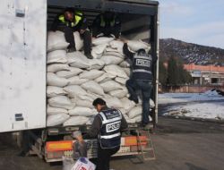 Çorum'da Kaçak Çay Operasyonu