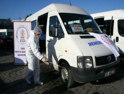 Menemen'de Dolmuşlar Her Seferden Önce İlaçlanacak