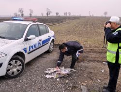 Kontrolden Çıkan Otomobil Polis Uygulama Noktasına Daldı