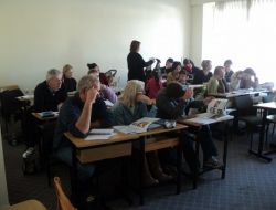 Göreme'de Yaşayan Yabancılara Türkçe Kursu Veriliyor