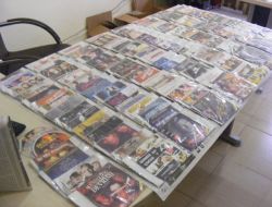 Türkoğlu’nda 900 Adet Korsan Cd