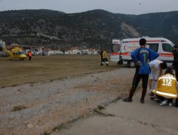Muğla’daki Maça, Ambulans Helikopter Molası Verildi