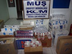 Muş’ta 3 Bin 500 Paket Kaçak Sigara