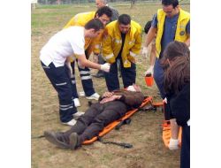 Lastiği Patlayan Pikap Takla Attı: 1 Yaralı