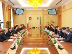 Tuskon Heyetini Makamında Ağırladı