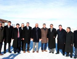 Büyükşehir Belediye Başkanları Erciyes’teki Tesislere Hayran Kaldı