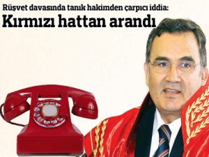 'Kırmızı hattan arandı' iddiası