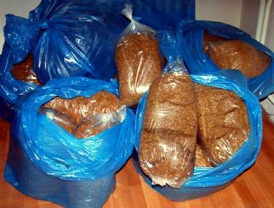 1 ton kaçak tütün ele geçirildi!