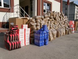 Balıkesir'de 1 Ton Kaçak Tütün