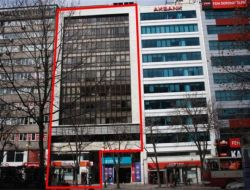 Kızılay'daki 9 Katlı Bina Müzayede İle Satılacak