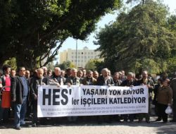 Gökdere Köprü Barajı’nda İşçilerin Ölmesi Protesto Edildi