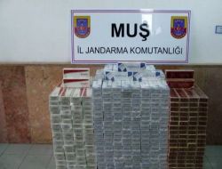 Muş'ta  6 Bin 360 Paket Sigara  Ele Geçirildi!