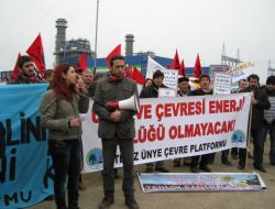 Çevrecilerden Termik Santral Protestosu
