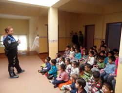 Miniklere Polislik Mesleğini Sevdirdiler