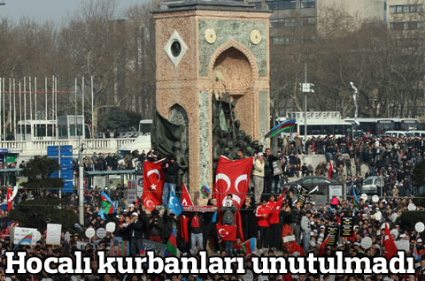 Hocalı'da öldürülen siviller unutulmadı