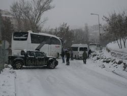 Tunceli’de Kar Yağışı Yeniden Başladı