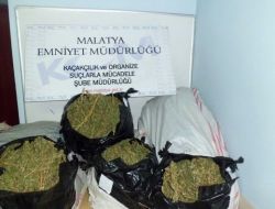 Malatya'da 62 Kilogram Esrar Yakalandı