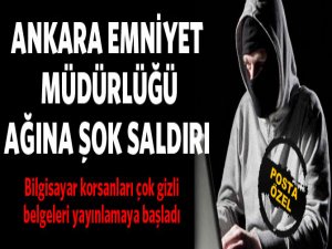 Emniyet Müdürlüğü'ne 'kızıl' saldırı