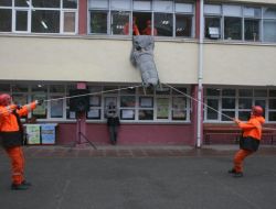 Giresun'da Sivil Savunma Günü Dolayısıyla Tatbikat Yapıldı