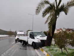 Alanya'da Kar Kalınlığında Dolu Yağdı