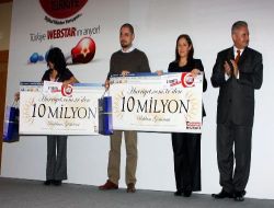 'webstar'lar Ödüllerini Aldı