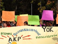 Ondokuz Mayıs Üniversitesi'nde Ak Parti Ve Yök'e Protesto