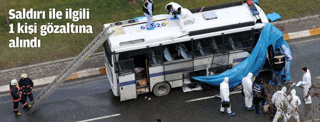 Saldırı ile ilgili 1 kişi gözaltına alındı