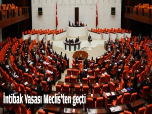 İntibak Yasası Meclis'ten geçti