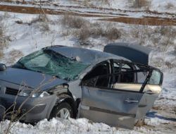 Cihanbeyli’de Taziye Dönüşü Kaza